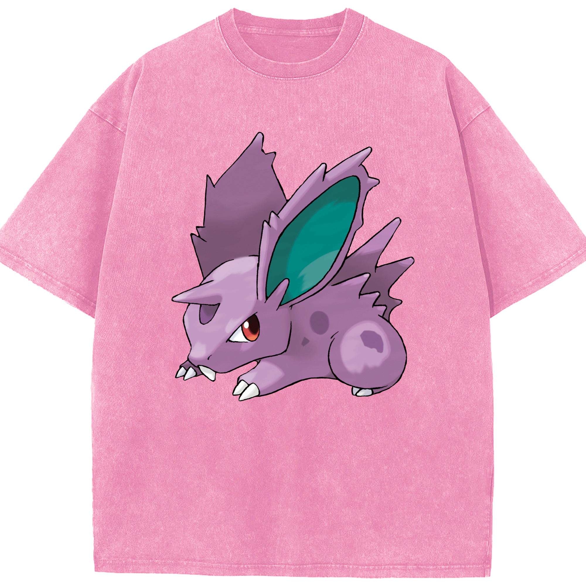 （画像用） ポケットモンスター Pokémon 綿100% ヴィンテージ風 半袖Tシャツ（フロントプリント）